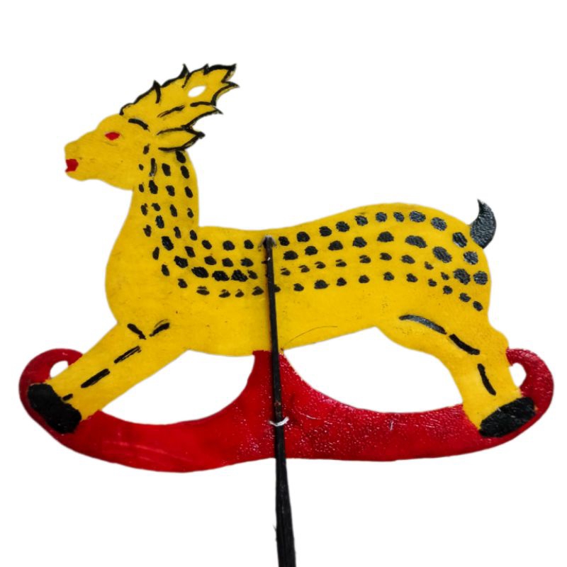 Wayang hewan - wayang kulit asli - wayang kancil - wayang 30cm - wayang kulit latihan