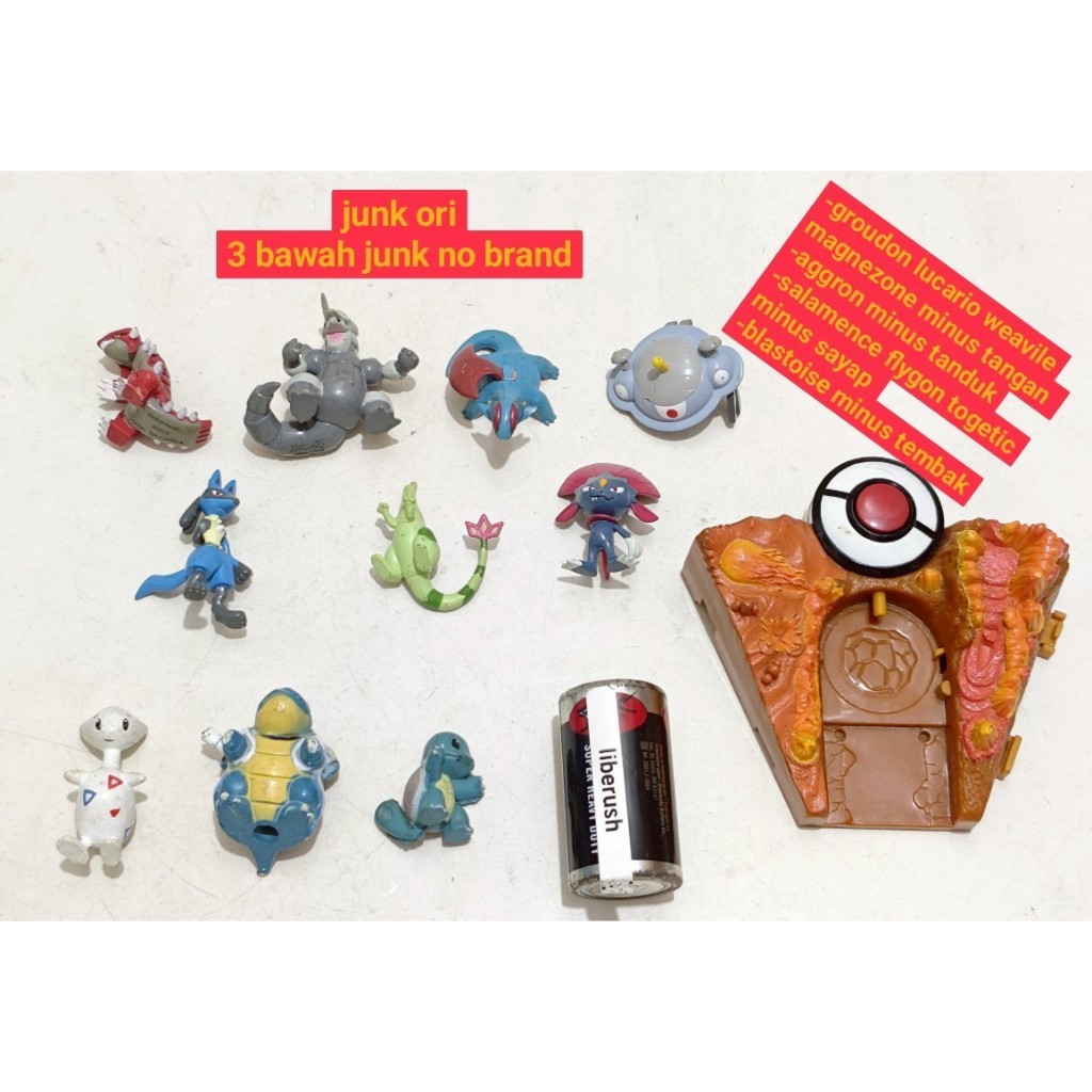 Set junk tomy Pokemon moncolle friends ex aggron magnezone salamence flygon weavile groudon lucario 