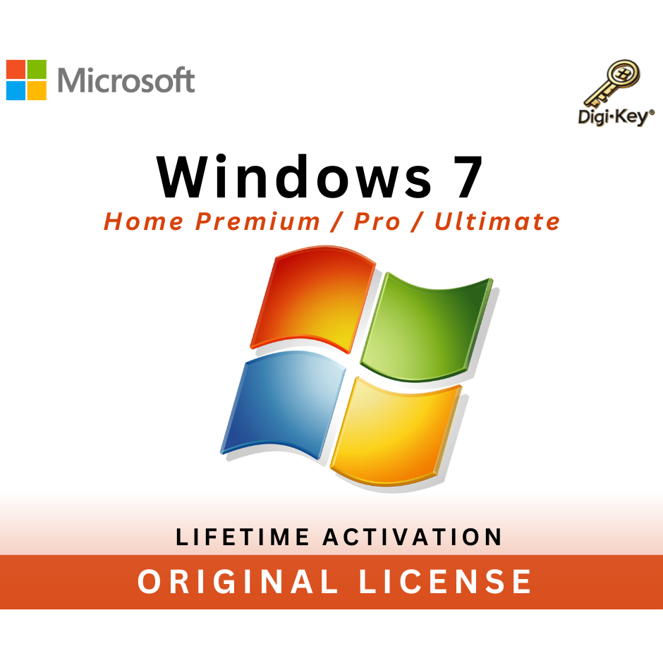 Windows 7 Home Premium | Pro | Ultimate  ORIGINAL - Digital License