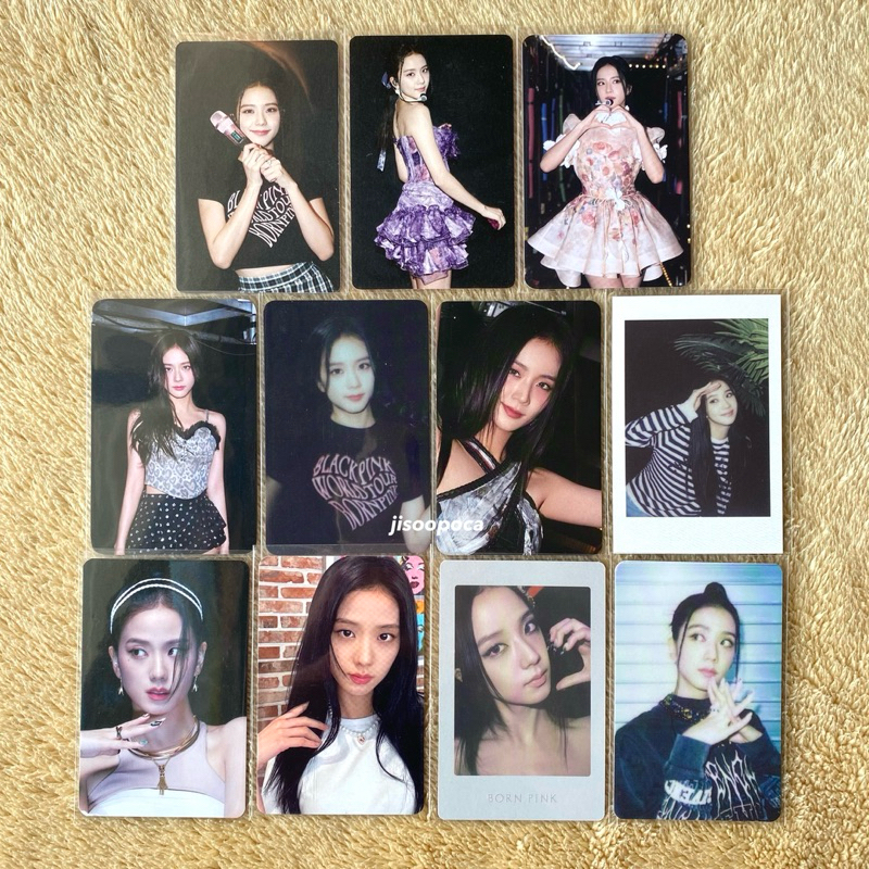 BLACKPINK JISOO PHOTOCARD — born pink album official pc pob bene benefit hanoi vietnam event photo p