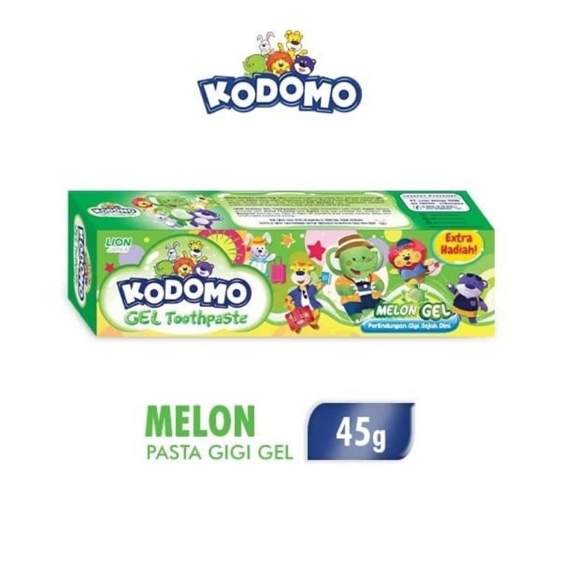 KODOMO GEL TOOTHPASTE Anak 45gr PASTA GIGI ANAK
