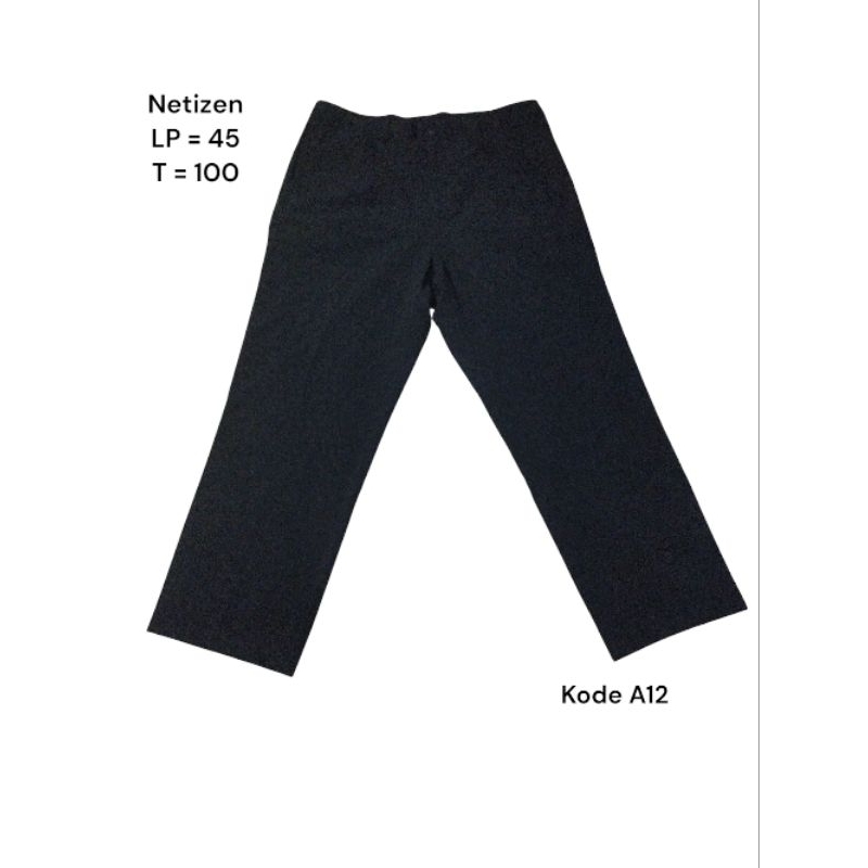 Celana Hitam Outdoor Second