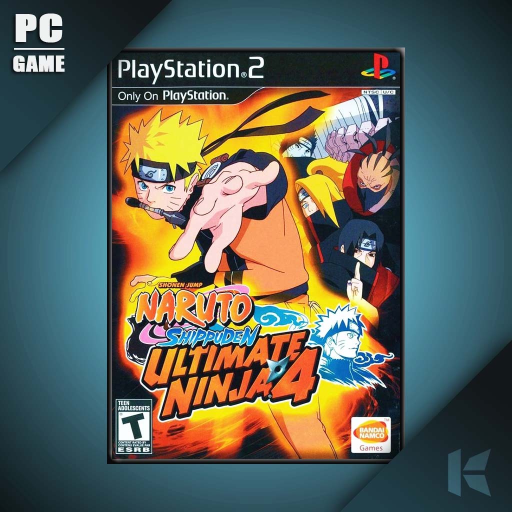 NARUTO SHIPPUDEN ULTIMATE NINJA 4 & 5 - PS2 EMULATOR - PCSX2 - PC GAME