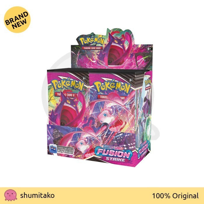 Kartu Pokemon TCG Sword & Shield 8 Fusion Strike Booster Box