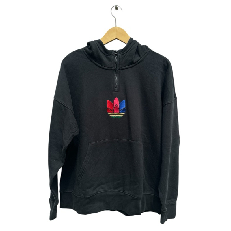 halfzip adidas trefoil 3D Embroidery