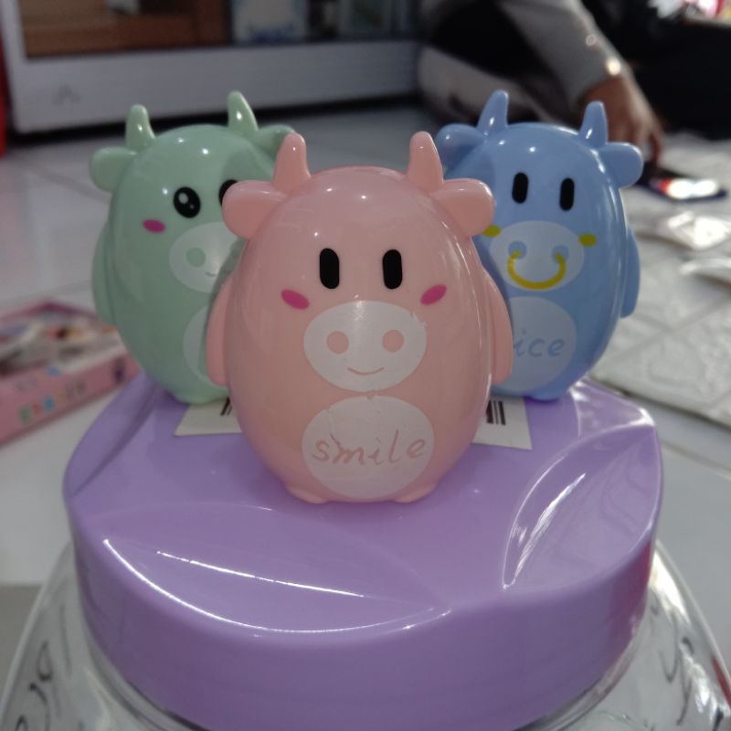 

INDAH JAYA STORE | Rautan pensil - serutan mini motif sapi