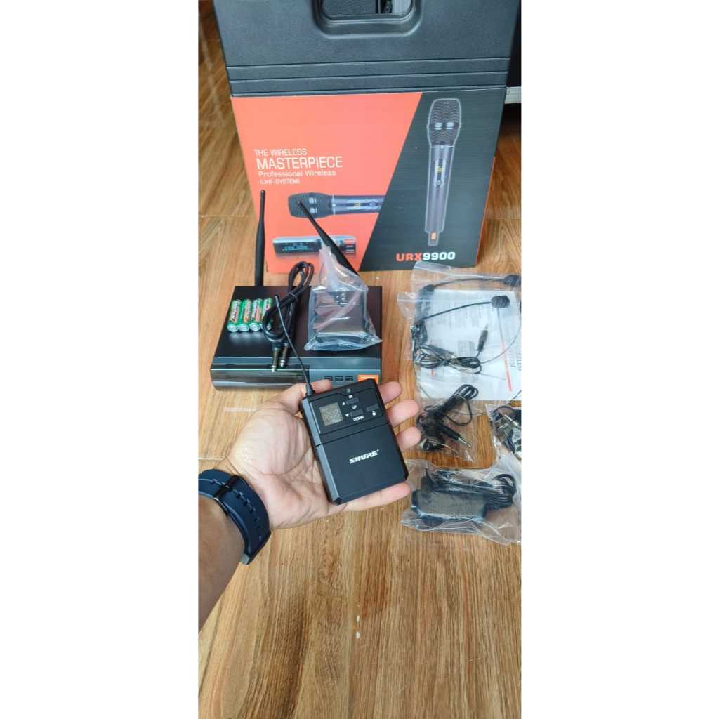 Mic clip on shure urx9900