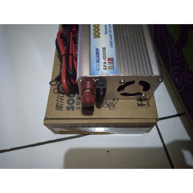 Inverter SUOER 1000WATT DC24 VOLT TO AC 220VOLT BARU