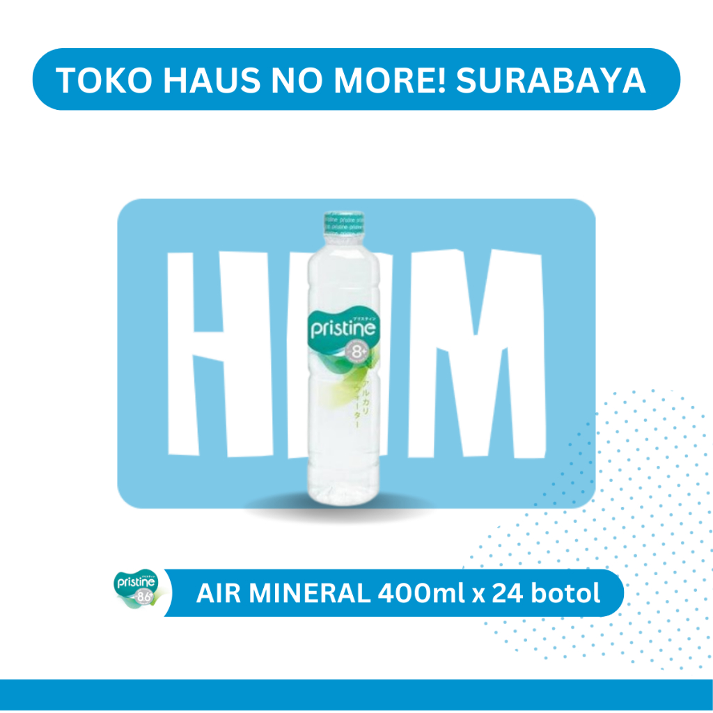 

Pristine Air Mineral 400ml (1 box isi 24 botol)