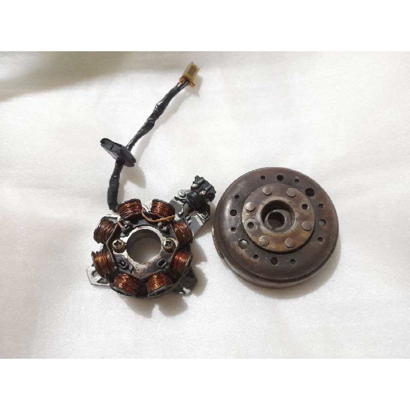 Spul Spull Spol Magnet Pulser Fulser Satria 2T 2 Tak Hiu Original Copotan