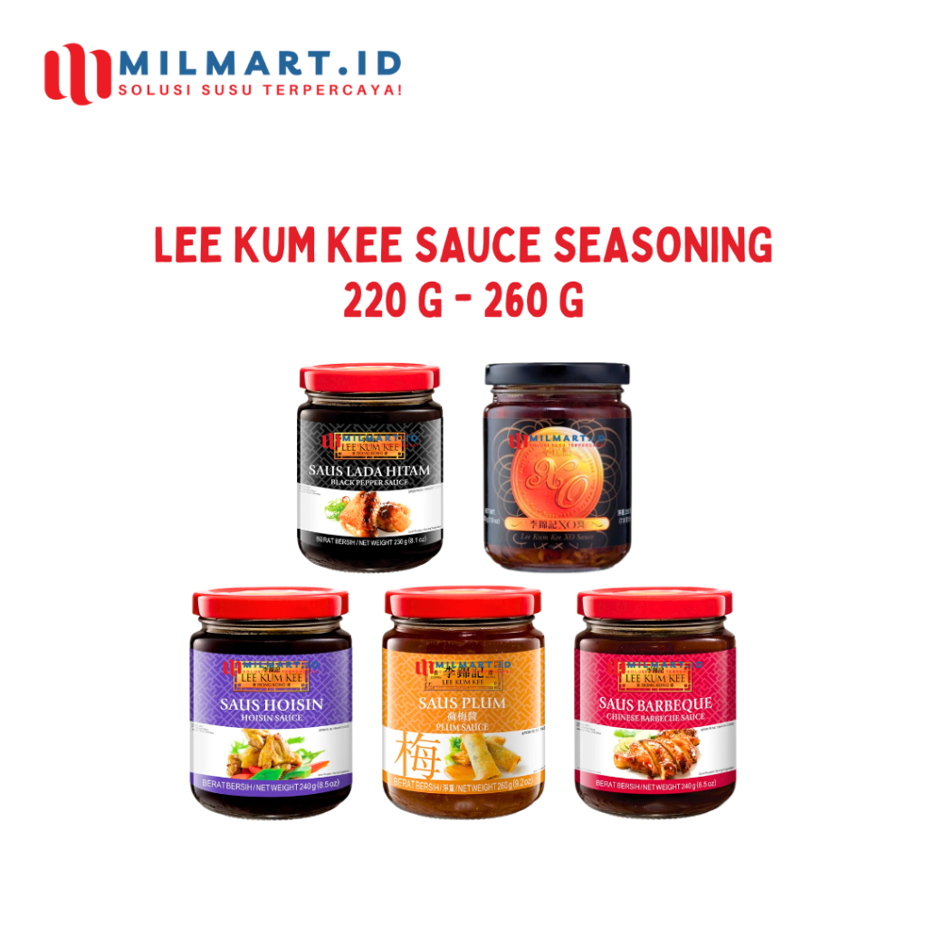 

LEE KUM KEE BARBEQUE CHAR SIU SAUS/HOISIN SAUCE/PLUM SAUS 240G