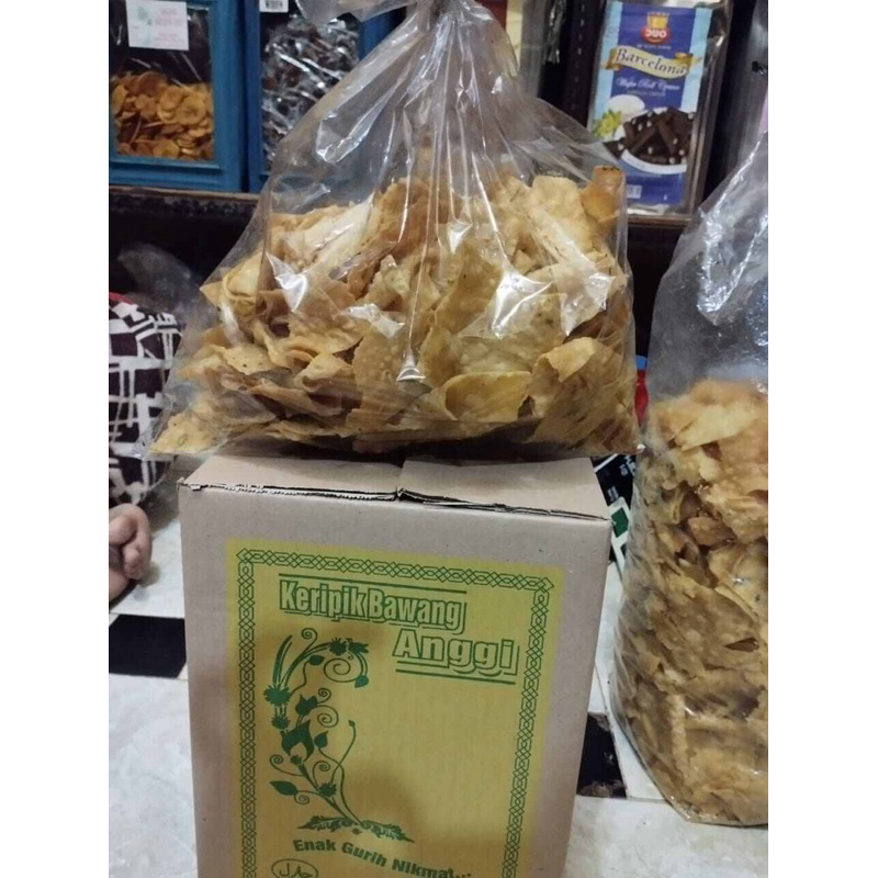 

KRIPIK BAWANG ANGGI PALMERAH / KRIPIK BAWANG GURIH KEMANGGISAN