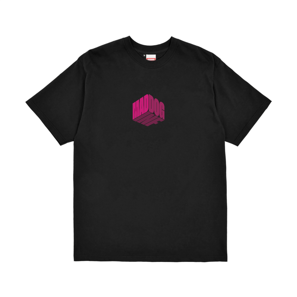 ORI Maddog Infected - Kaos -  Cube Black | Kaos Pria Wanita Unisex Hitam T-shirt Distro Official Mad
