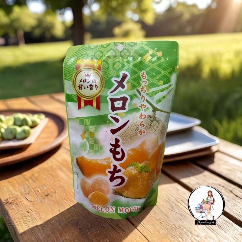 Daifuku Mochi Yubari Melon ( Mochi buah melon)