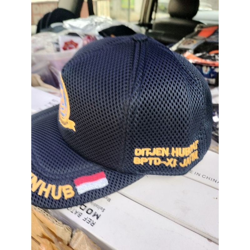 Topi kemenhub pnpn/p3k/pilkep hubdat/topi lapangan