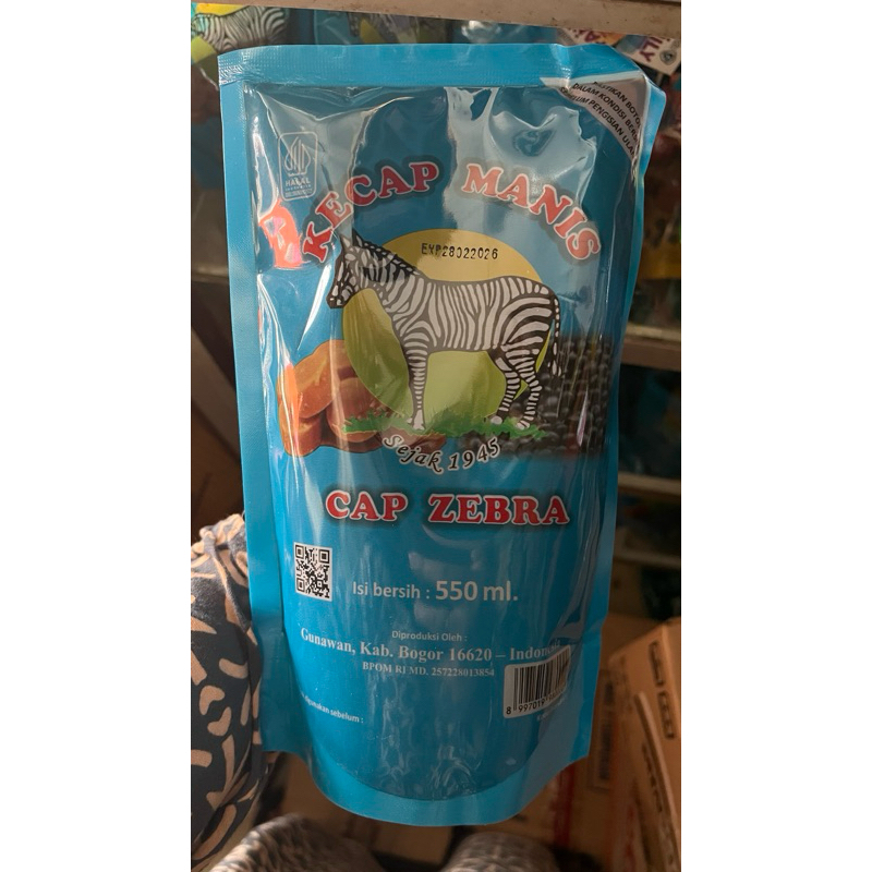 

Kecap manis cap zebra 550 ml