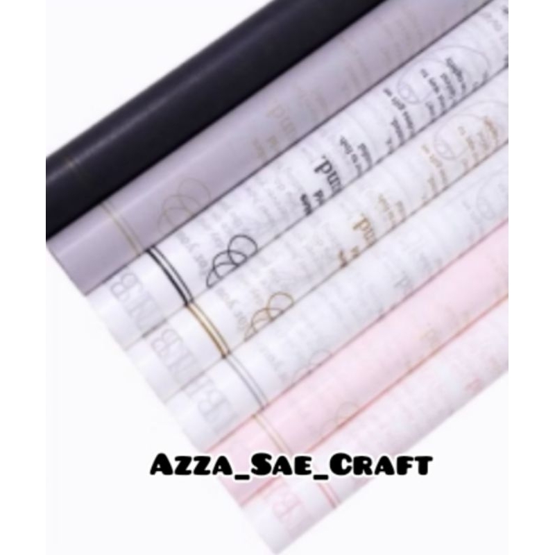 

Non Waterproof Flower Wrapping Paper Kertas Buket Motif Koran Kertas Buket Pembungkus Bunga Kertas Buket Free Packing