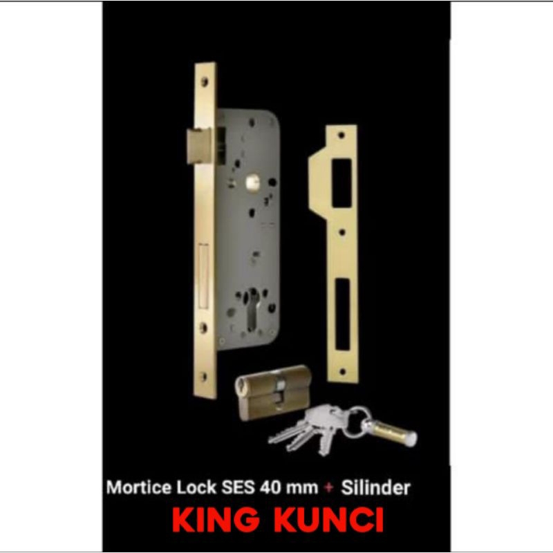 Body Kunci SES untuk Pintu Kayu Swing
