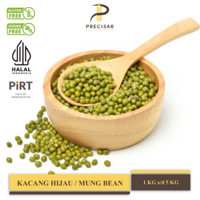 

Kacang Hijau Organik / Organic Mung Bean - Natural | Gluten Free | Sugar Free | NON-GMO