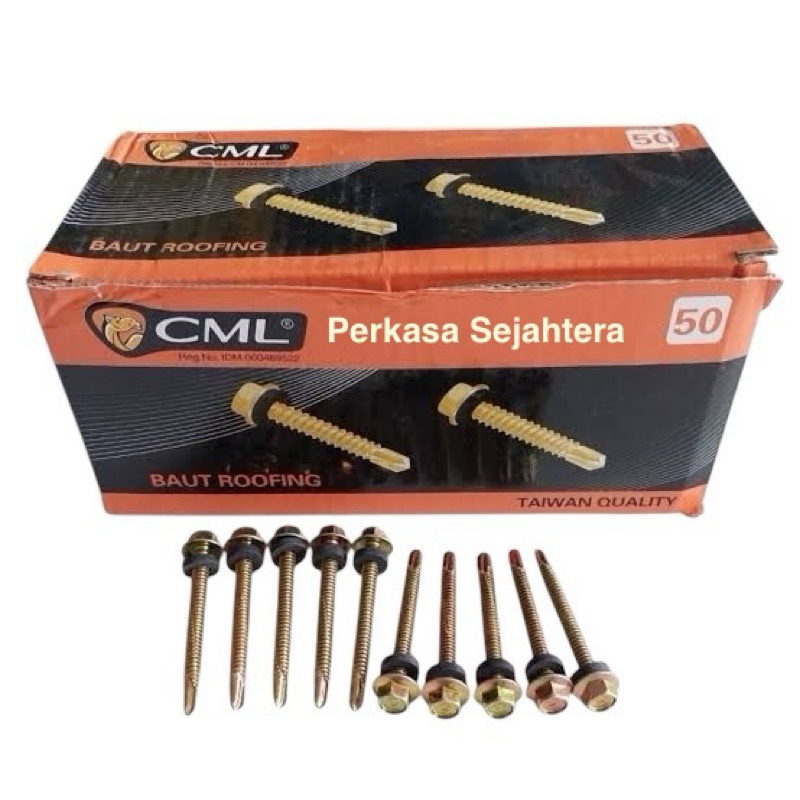 Baut Baja Ringan Roofing Camel 12 x 50 5cm/ Baut Baja Ringan SDS