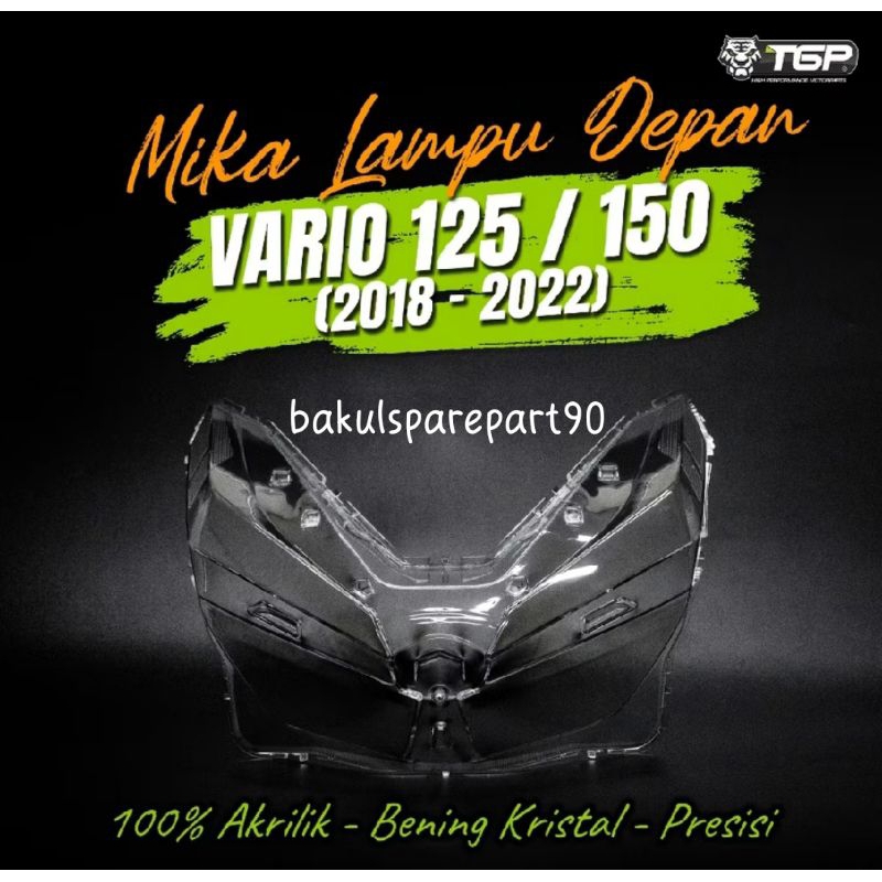 TGP Mika Kaca Lampu Depan Vario 125 150 2018 ESP NEW Mika Reflektor Vario 125 150 2018