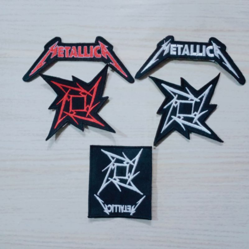 patch/emblem/bordir/badge/backpatch logo band metalica
