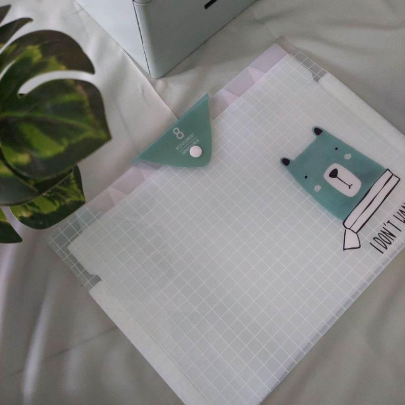 

[YOBANA] EXPANDING FILE 8 POCKETS TEMPAT MENYIMPAN FILE 8 KANTONG A4 FOLDER ORGENIZER LUCU UNIK KARAKTER AESTHETIC