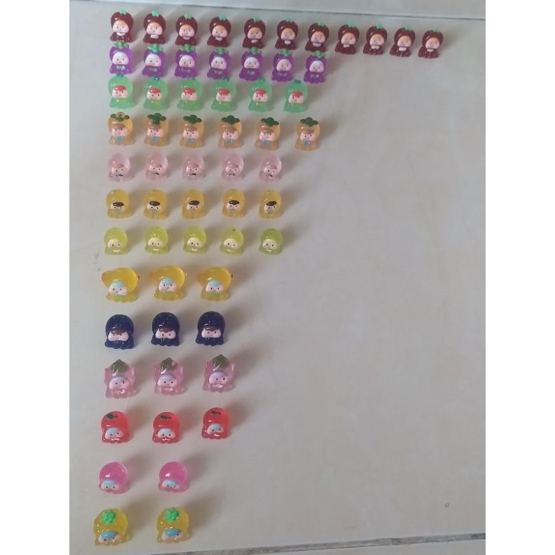 Pajangan Mini manusia buah