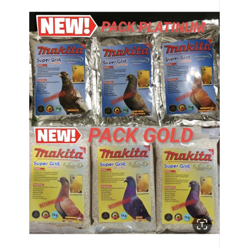 GRIT MAKITA ASINAN BURUNG GRIIT MAKITA PLATIUM GRIT MAKITA GOLD