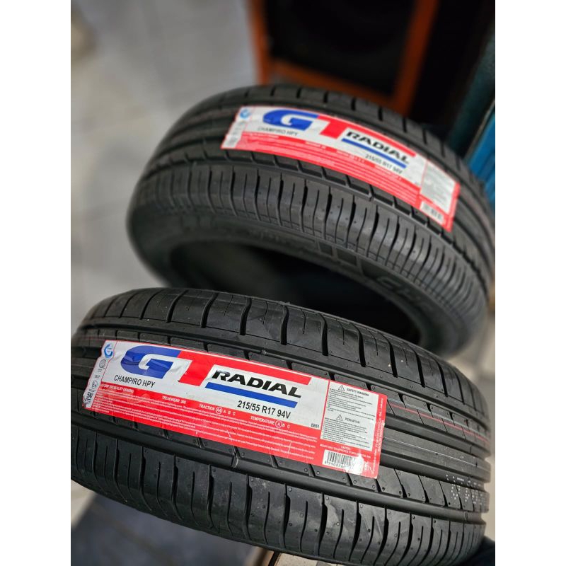 Ban gt radial champiro hpy 215/55 R17 (ban brv,hrv,wrv,camry,venturer)