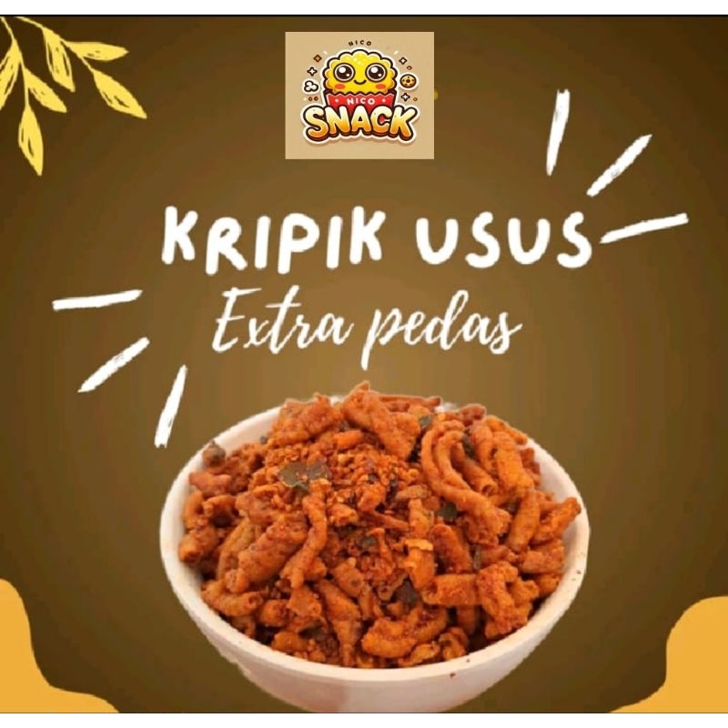 

Keripik Usus Ayam Crispy Extra Pedas Premium