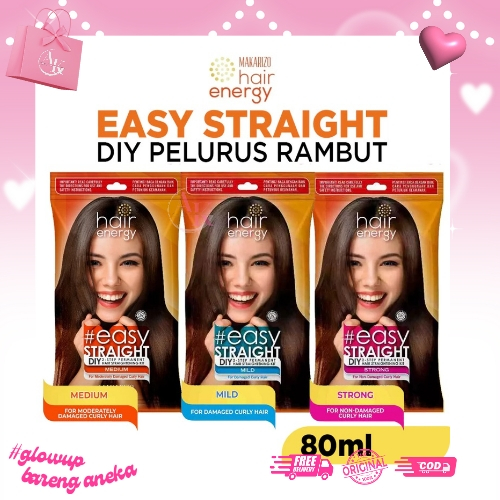 Makarizo Hair Energy Easy Straight DIY /Smoothing Pelurus Rambut SACHET