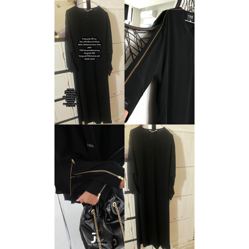 Gamis Jetblack by TRZ.Her
