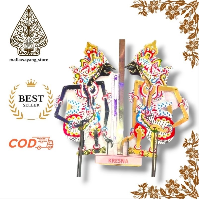 Wayang Kulit Kresna Kresno -+45cm Standar Dalang
