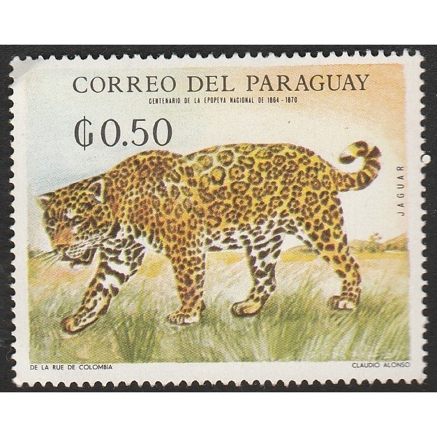 

A 11101 SATU BUAH PRANGKO PARAGUAY TEMA SATWA JAGUAR DENGAN KONDISI SUDAH ADA CAP