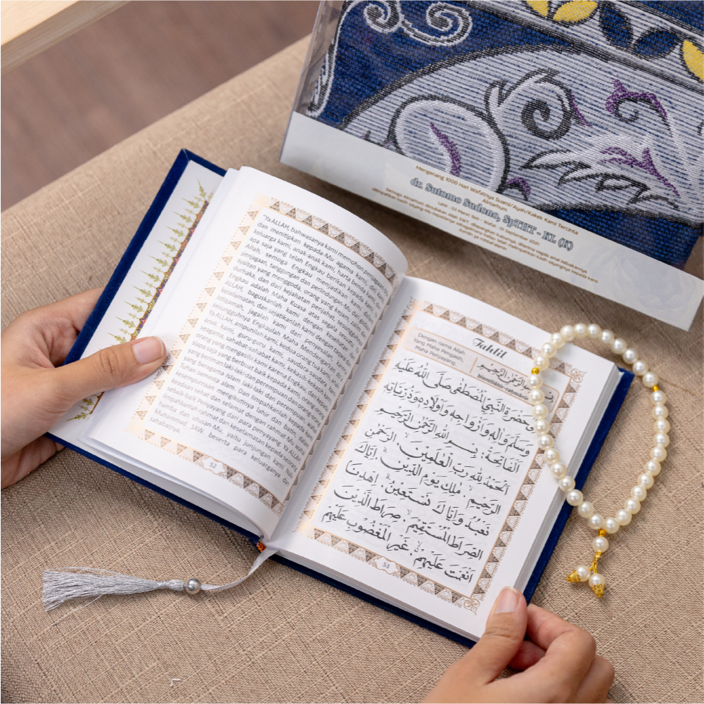 ATAYA SERIES - Paket Buku Yasin dan Tahlil Hardcover Bludru Lengkap MAJMU' SYARIF Custom Lengkap Nam