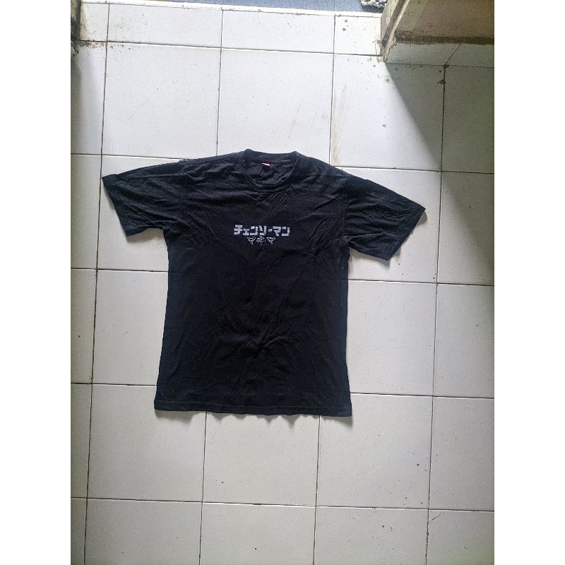 Kaos Anime Chainsaw Man Makima Hitam Basic Fashion Second Preloved