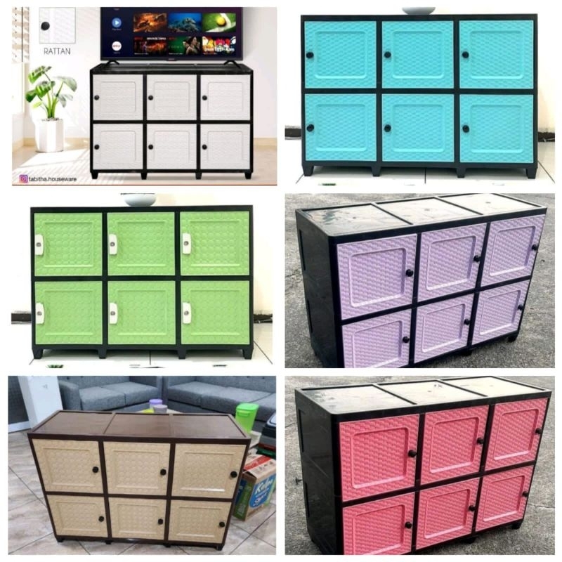 Lemari TV Plastik TABITHA T3S2