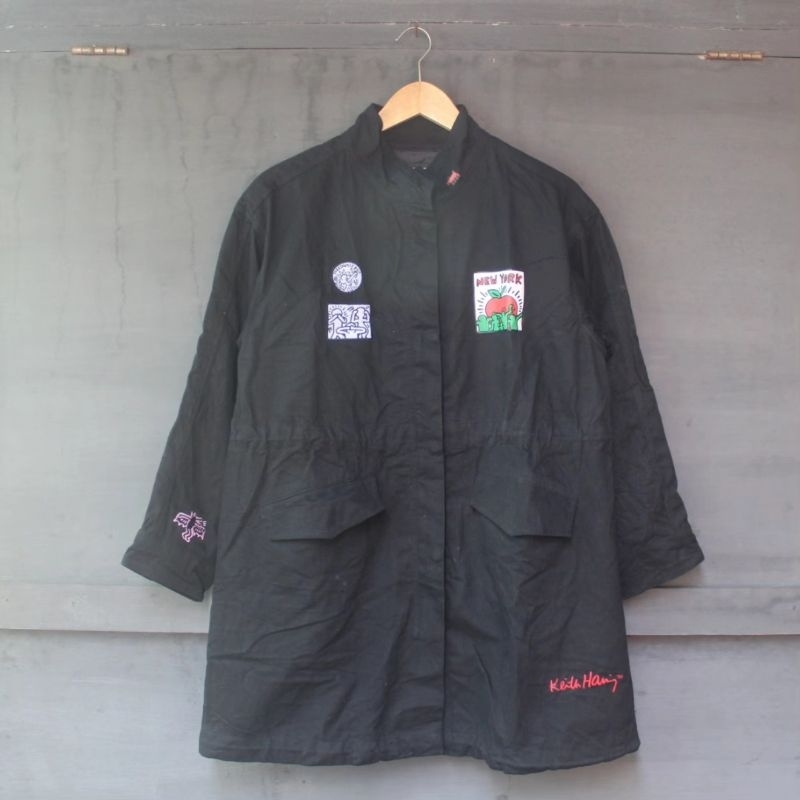 Jaket Parka Wanita Keith Haring