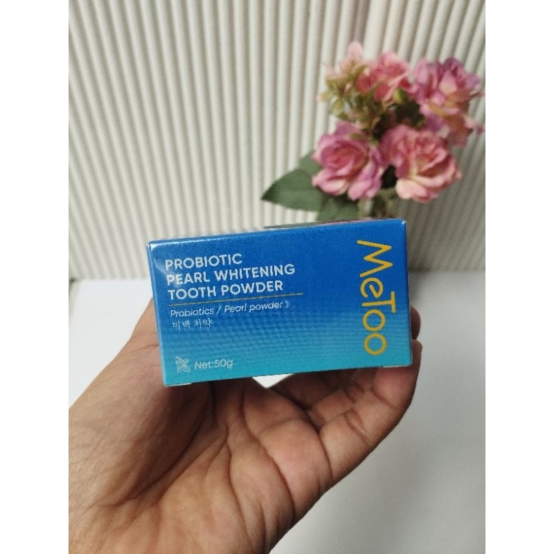 Metoo Tooth Powder pasta gigi serbuk pemutih gigi