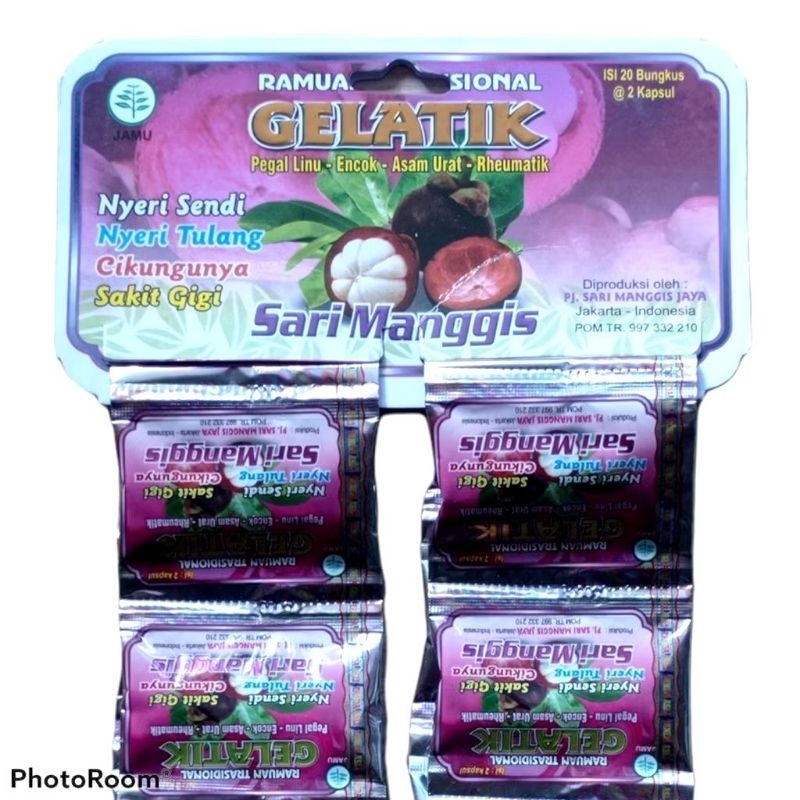 

Gelatik Sari Manggis Original Pabrik Isi 20 Sachet