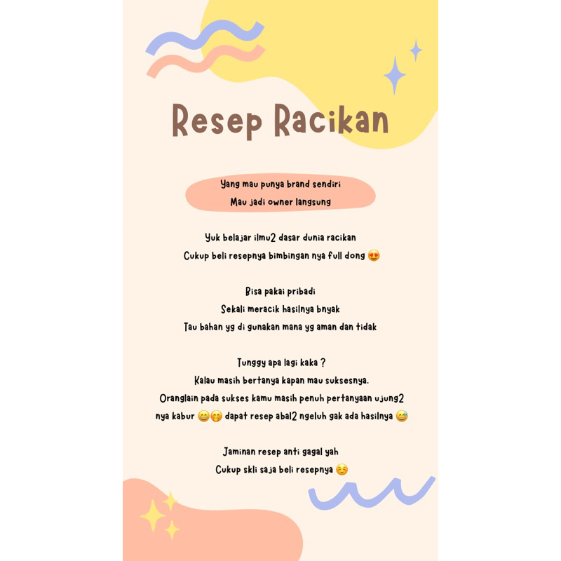 BAHAN DAN RESEP RACIKAN LOTION PEMUTIH AMAN TANPA EFEK SAMPING