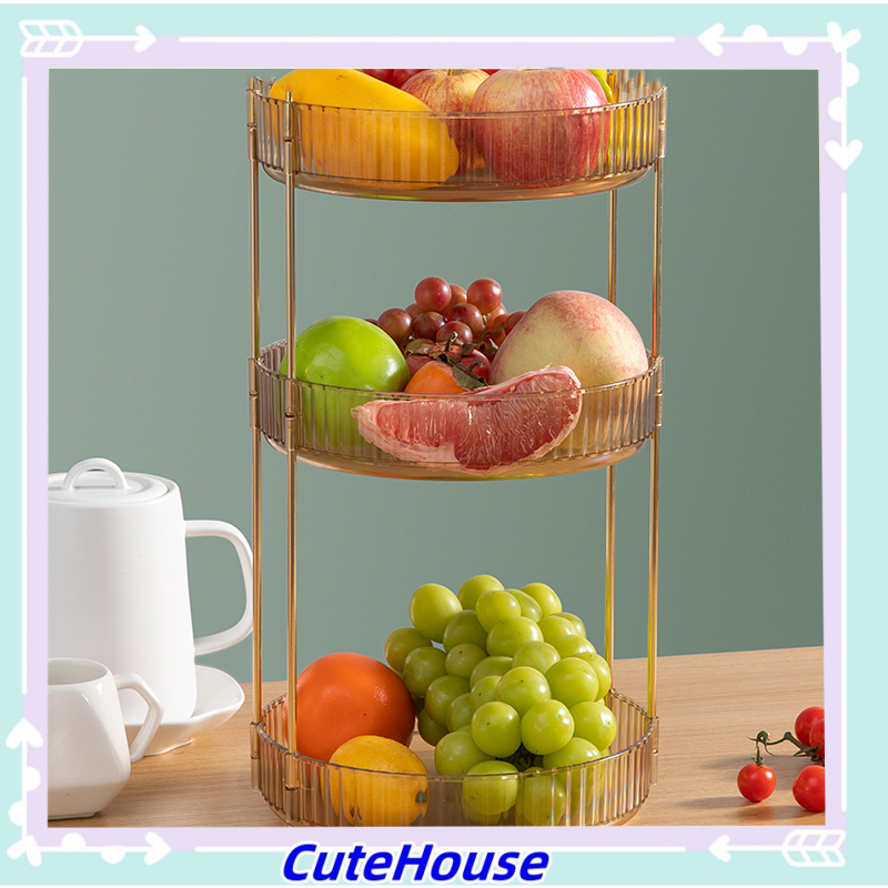 Rak Gold / Rak Dapur/Rak Makeup Gold / Rak Bumbu / Rak Dapur/ Rak Putar / Sea Lazy Rak Rotating 360"