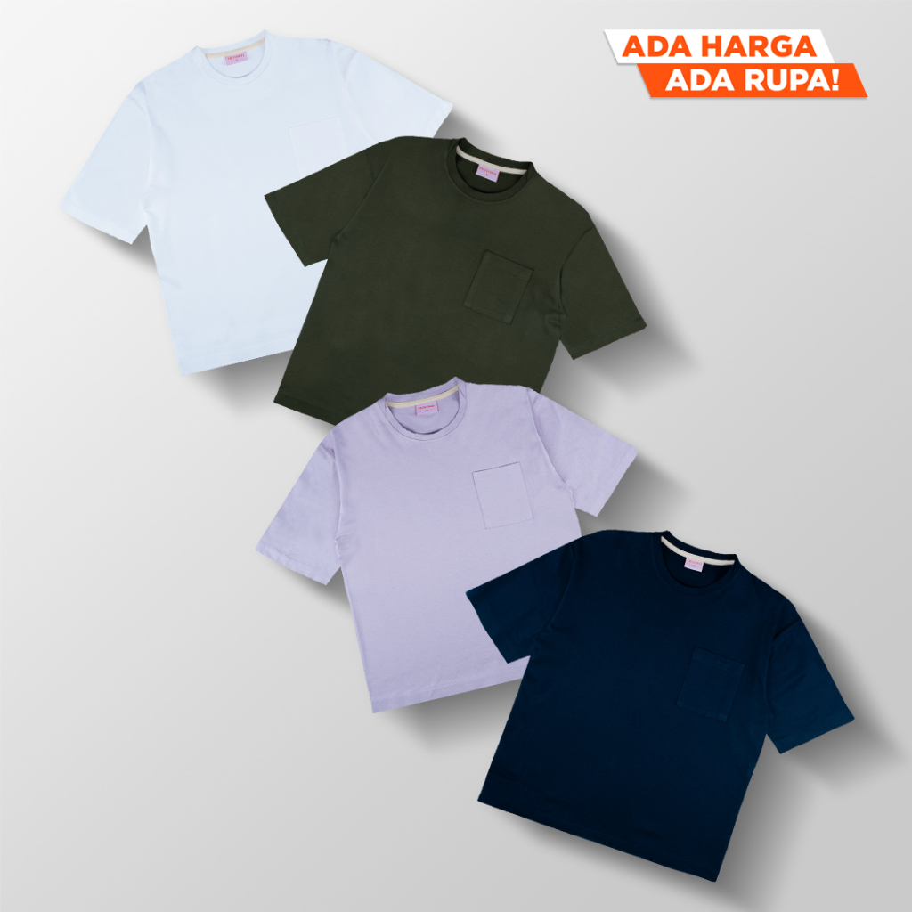 Froyemul | Lourde Tees | Basic Oversize Pocket Tee