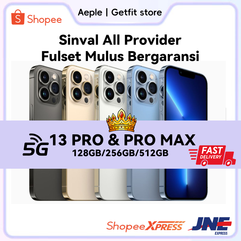 （USED）IP 13 PRO & IP 13 PRO MAX SECOND Bekas Handphone / 128GB - 256GB - 512GB / IP 13 PRO / IP 13 P
