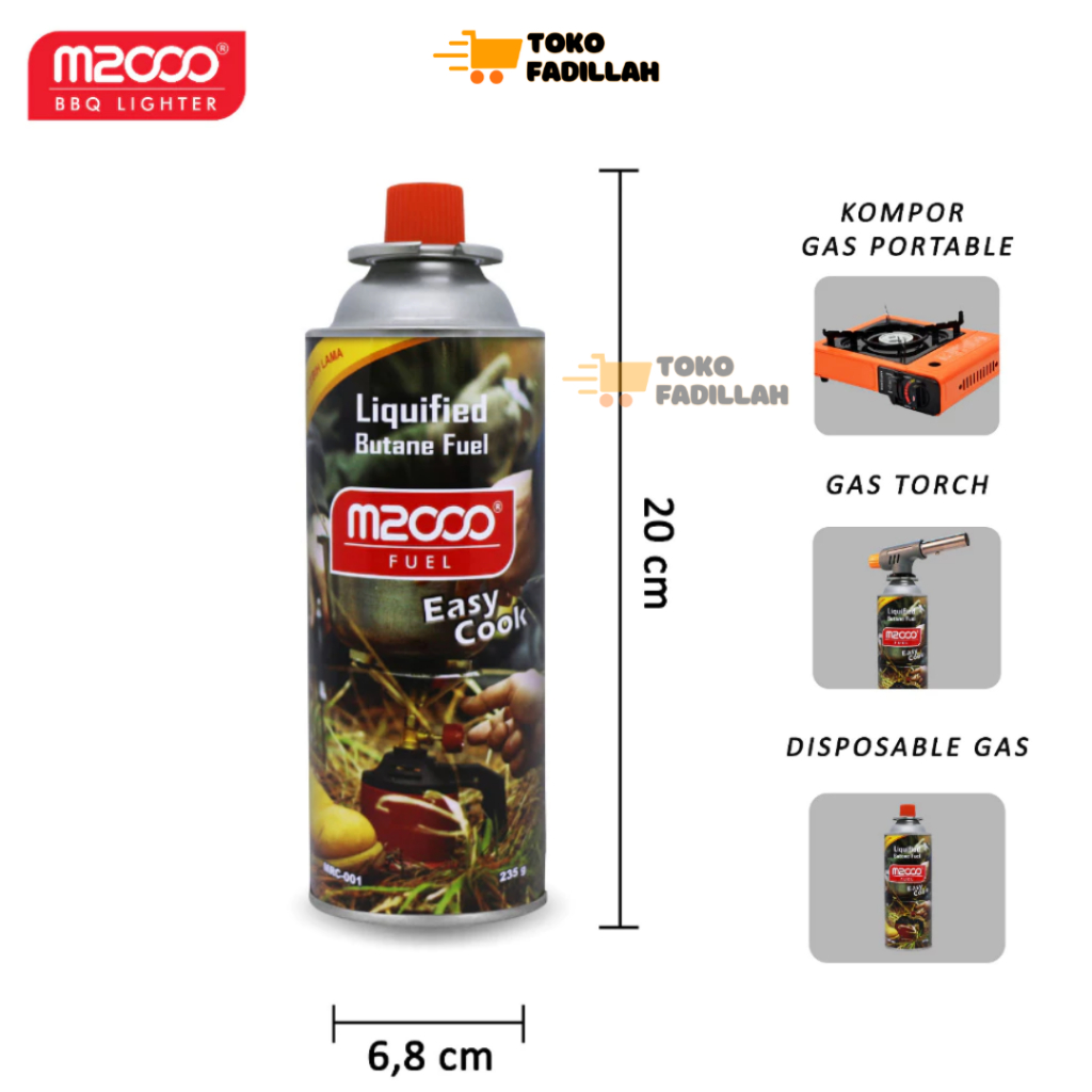 Easy Cook MRC-001 Gas Kaleng Refill Kompor Portable - M2000