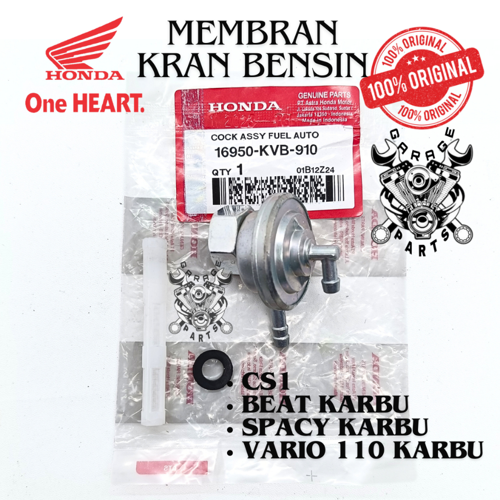 Membran Kran Bensin Asli Original Honda Ori HGP CS1 BEAT KARBU SPACY KARBU VARIO 110 KARBU Ori HGP