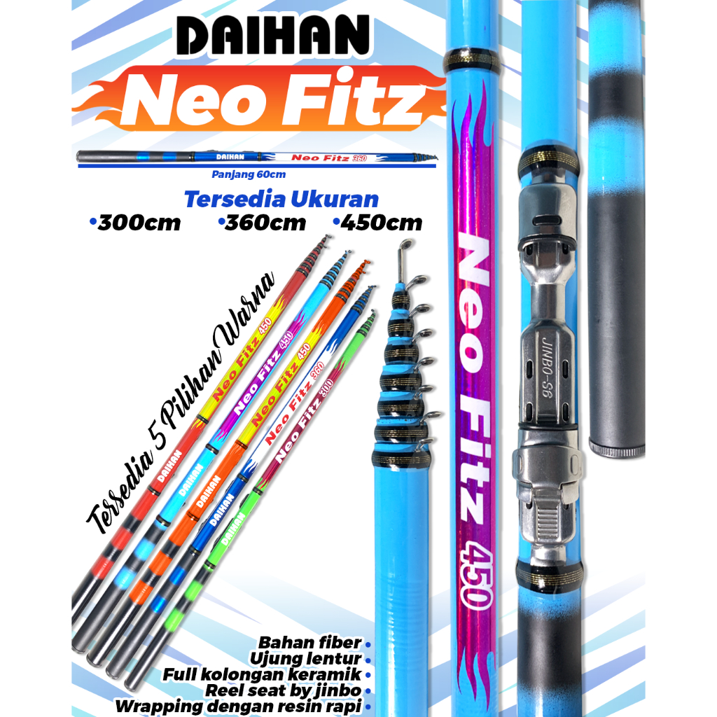 Tegek Kolong Daihan Neo Fitz Bahan Fiber Cod Gratis Ongkir
