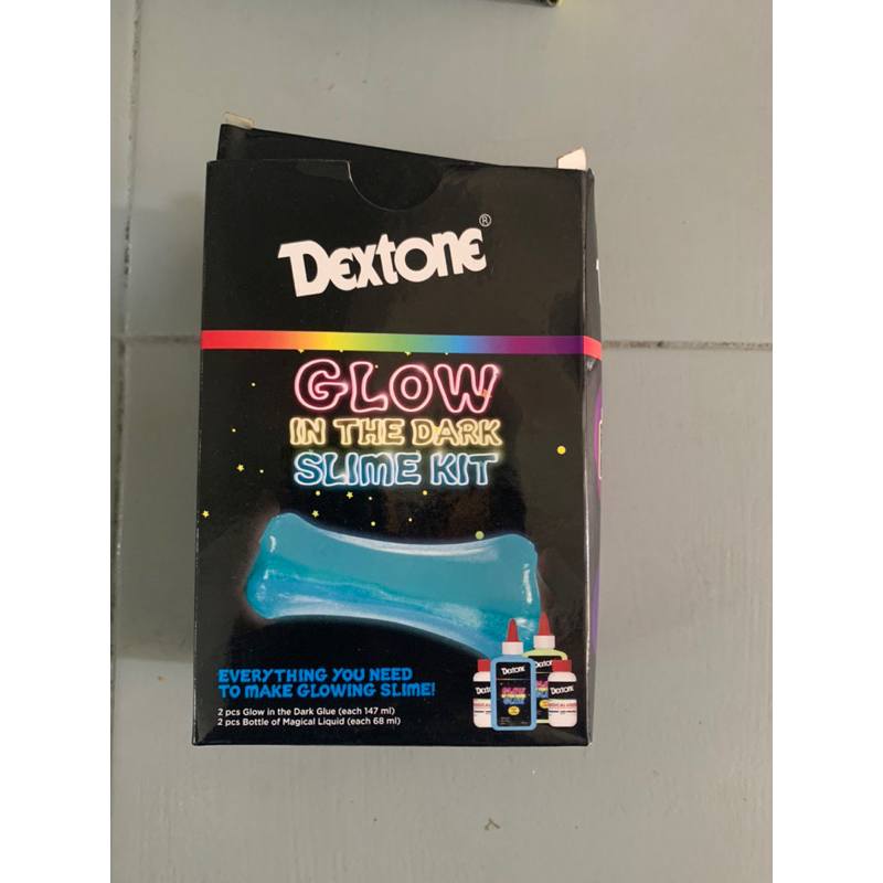 DEXTONE GLOW IN THE DARK SLIME KIT