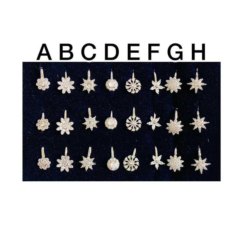 Pin hidung jepit warna silver premium anting hidung jepit tanpa tindik warna silver